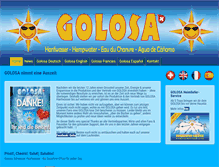 Tablet Screenshot of golosa.ch